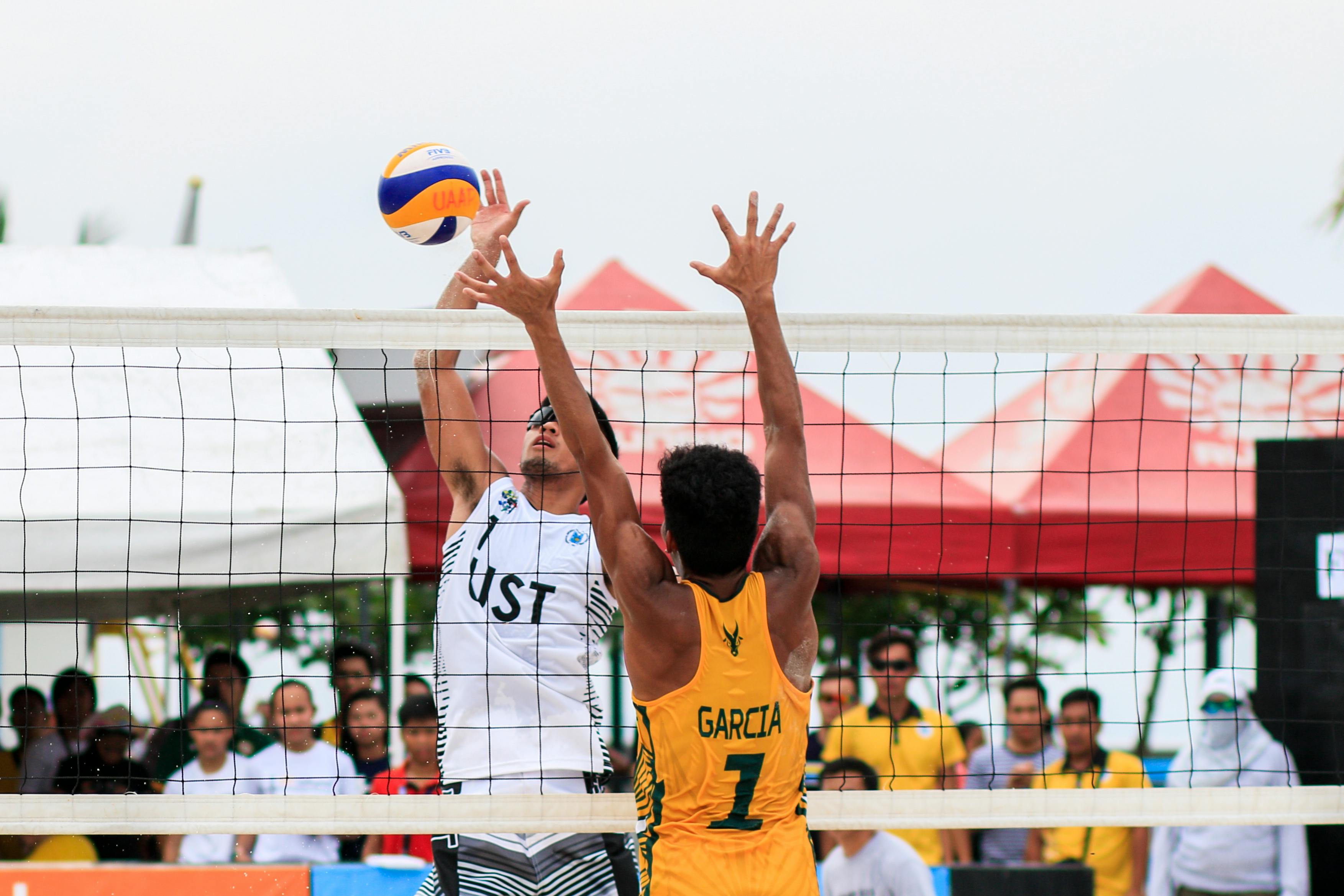 Volleyball Action at Net